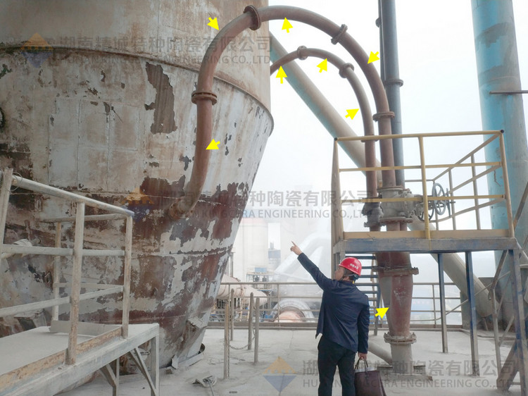 湖南尊龙人生就是博首页特特种陶瓷有限公司回访客户并审查耐磨陶瓷管道现场运行情形