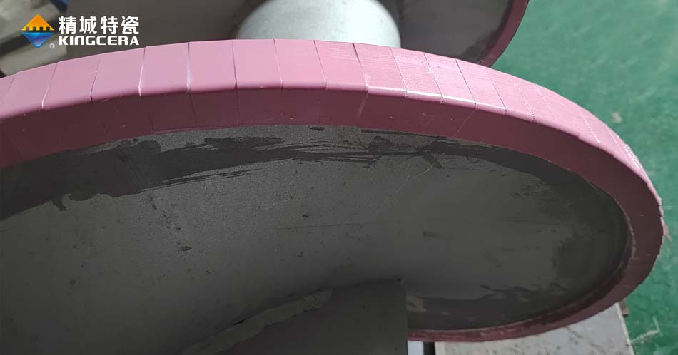 耐磨陶瓷绞龙运送机叶片