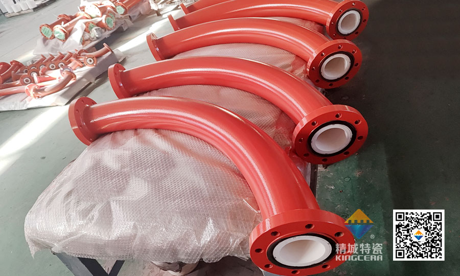 尊龙人生就是博首页特瓷内衬耐磨陶瓷弯头