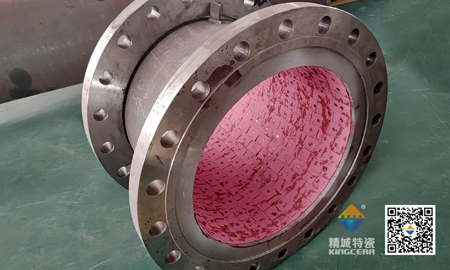 湖南尊龙人生就是博首页耐磨陶瓷焊接受道