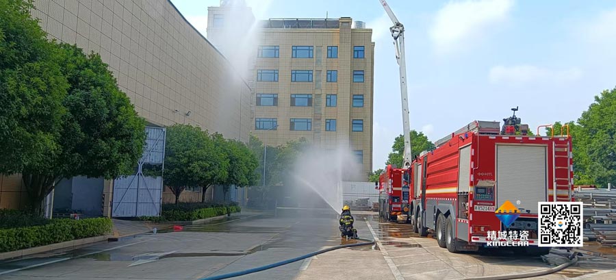 尊龙人生就是博首页起劲配合消防联合演练，共筑清静生产防线