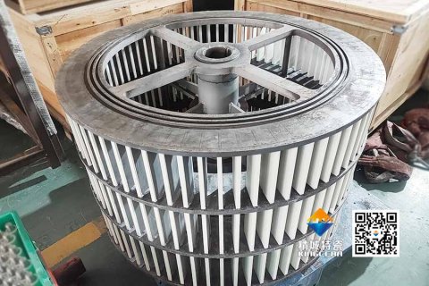 高炉矿渣分级用卡槽式锆铝复合陶瓷内衬分级轮——高硬度高韧性，，，大幅镌汰更